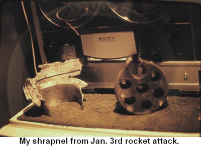Đà Nẵng Air Base, SVN: USAF. Rocket Attack, debris and shrapnel from Jan. 3, 1968 attack.