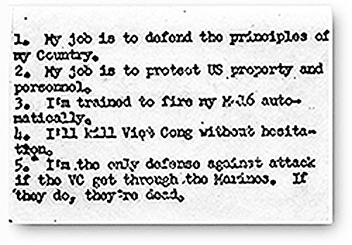 1. Đà Nẵng Air Base: 366th SPS, 1966 Kill Card. Photo submitted by Paul J. English. 1974-1975.