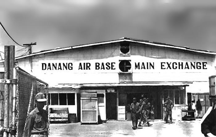 3. Đà Nẵng Air Base: Main Exchange (BX). Photo by Gary Ganskow. 1969.