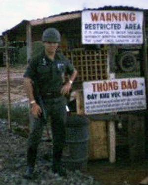 6. Da Nang AB, Bomb Dump and Ammo Dump. Control Post. Photo by: Don Poss, LM 37. K-9, 1965-1966.