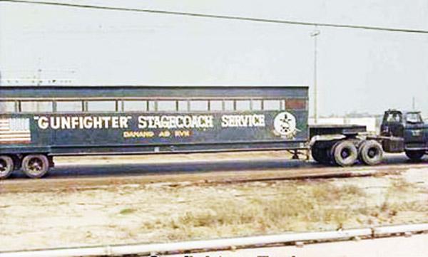 7. Đà Nẵng Air Base: 366th SPS Gunfighter Stagecoach Servcie. Photo by James W. Gifford Jr., 1968-1969.