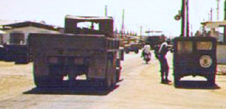 1b. Da Nang AB, Main Gate. 1969. Photos by: Russell L. Harrell (RIP LM-111, July 1, 2001), PR, 821st CSPS; DN, 366th SPS, 1968-1969.