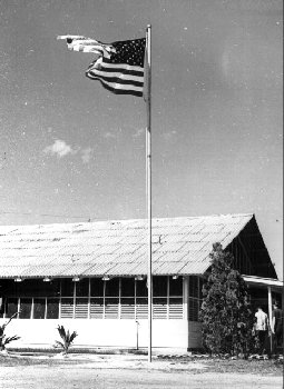 US Flag posted, Đà Nẵng, July 4 th/Photo by: Fred Reiling, LTC, USAF (Ret)