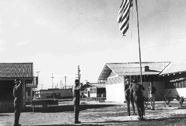 US Flag posted, Đà Nẵng, July 4 th/Photo by: Fred Reiling, LTC, USAF (Ret)