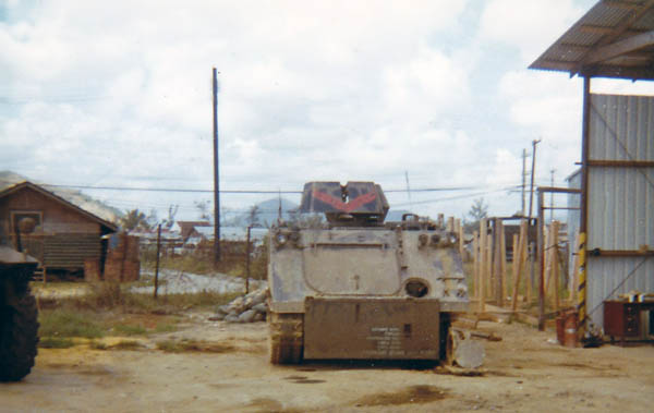 7. Đà Nẵng Air Base: 366th SPS,A Track ready to go out. Photo by Konrad F. Kottke, 1971-1972.