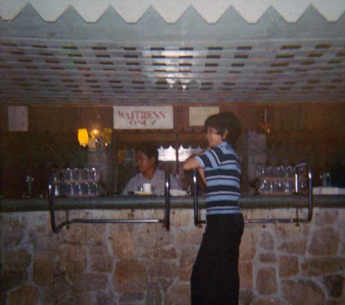 20. Đà Nẵng Air Base: 366th SPS, AA waitress at Airmans Club, Wendy I think. Photo by Konrad F. Kottke, 1971-1972.