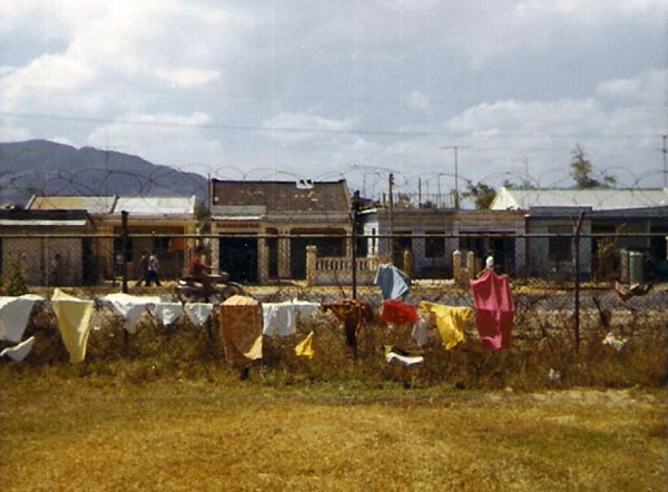 3. Đà Nẵng Air Base: Dog Patch Village laundry. Photo by Gary LaTour. 1972.