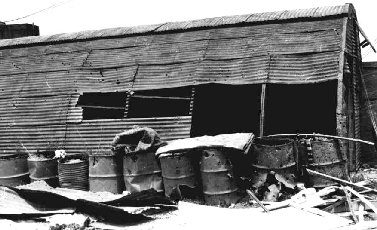 Đà Nẵng, SP Hut and rocket damage