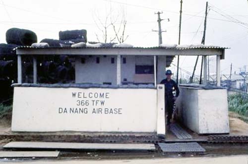 12. Da Nang AB, Front Gate 1968. Photo by: Greg Dunlap, DN, 366th SPS K9, 1968-1969.