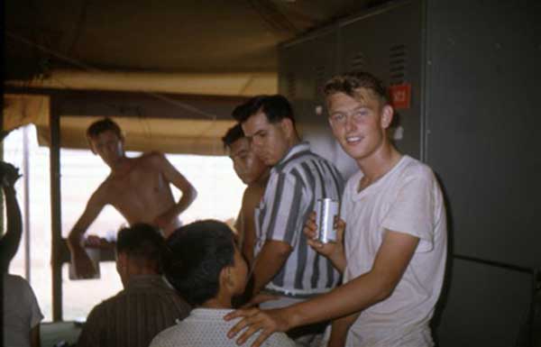 19. Đà Nẵng AB, 366th SPS. You Numba Tenthou... no Give me Beer! Photo by: James Paul Mashburn 1966-1967.