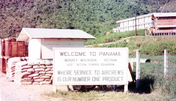 7. Da Nang AB. Monkey Mountain, Welcome to Panama compound. Photo by: Dave Heckler. 1968.