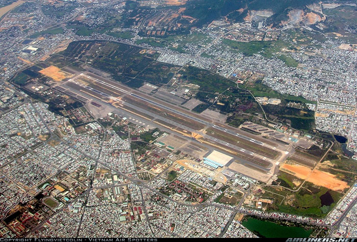 3. Đà Nẵng Air Base: International Airport, current view. Photo by Vietnam Air Spotters, Airliners.net.