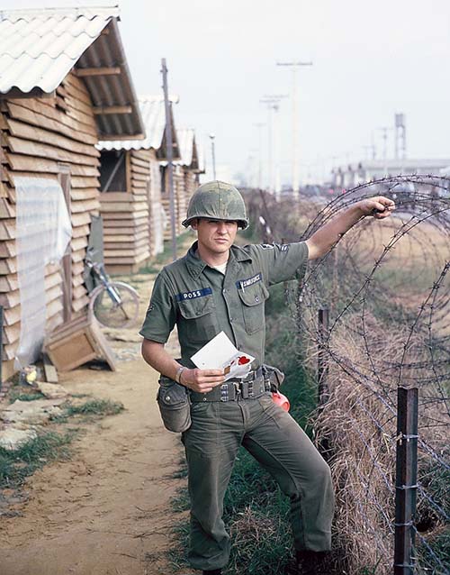 4. Đà Nẵng AB, Tent City: Favorite girl sent a Valentine's Card -- thanks mom! 1965.