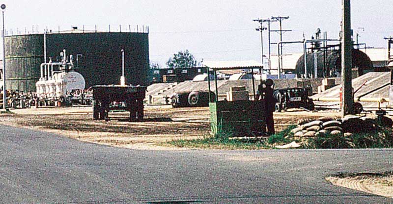 3. Đà Nẵng AB, Tent City: POL Access Control AP observing post. 1966.