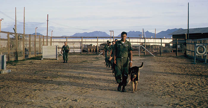 13. Đà Nẵng, K-9 Growl Pad: Kennels Training Area. 1965-1966.