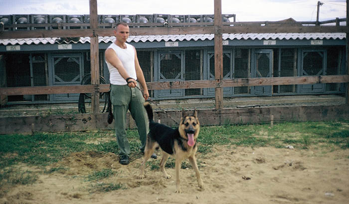 26. Đà Nẵng, K-9 Growl Pad: Training arena. 1965-1966.