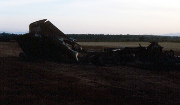 B-57 at morning's first-light.