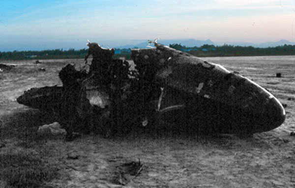 B-57 Nose remains.