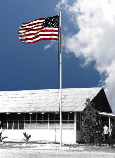 1. Đà Nẵng AB, Tent City: CSC. 4th of July, the only day we were allowed to fly the US Flag. 1965.