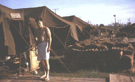 Đà Nẵng USAF Air Police Tents, by Don Poss