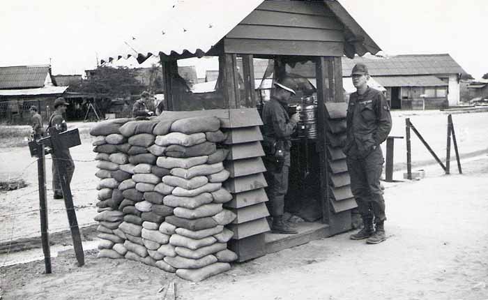 2. Da Nang AB, Gun Slingers' Compound Gate. Photo by: Perez.