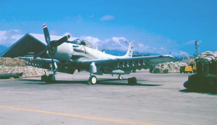 Da Nang AB, A-1 Aircraft.