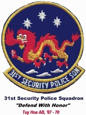 31st Security Police Squadron Emblem - 1970