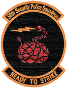 56th Security Police Squadron Emblem, Nakhon Phanom RTAFB, Thailand