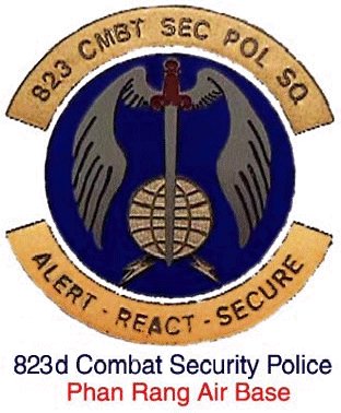 823rd Combat Security Police, crest.