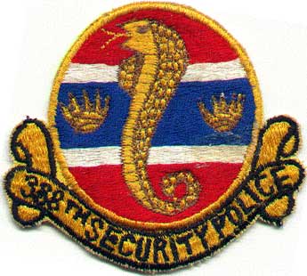 388th SPS: Korat RTAFB, Thailand. Crests.