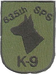 635th SPS, K9 U-Tapao RTAFB 1966-1976