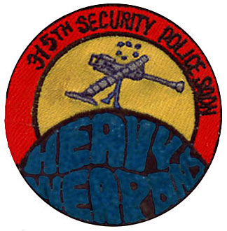 315th Security Police Squadron, patches, Phan Rang AB: RVN
