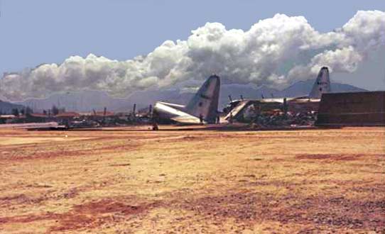 Captain Dan Daigle, a navigator with the 35th TCS on the morning of 1 July 1965.