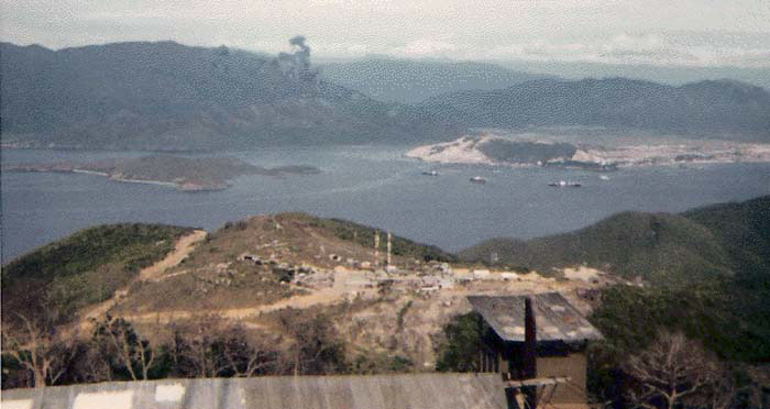 4. Hon Tre Island Portcall Radar and Towers. Photo by: unknown.