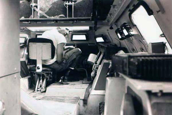 6. Biên Hòa AB, Interior of V200. Photo by: Ernest Govea. 1968-1969.