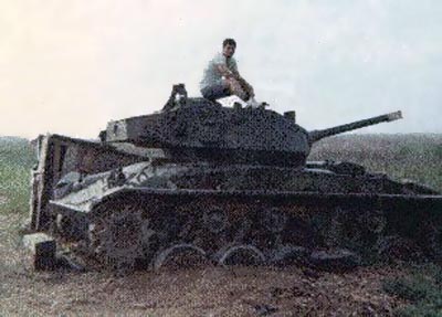 7. Bình Thủy Air Base: Old French Tank. 1969-1970. Photo by: Wayne Dezarn, BT, 632nd SPS; UT, 635th SPS, 1969-1970.