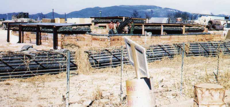 9. Nha Trang AB, U.S. Army: 105mm Howitzer. 1968-1969. Photo by: Bruce Thompson, Randy Vuletich, NT, 14th SPS. 1968; 1969.