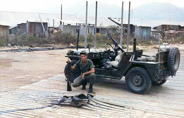 3. Nha Trang AB, M60, Incoming Rocket damage to PSP. 1965-1966. Photo by: Randy Vuletich, PR, 823rd CSPS; TMY; PC , 327th CSS SP, NT. 1969; 1970.