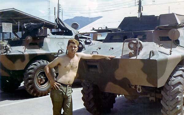 1. Nha Trang AB, V100, SAT. Pat Houseworth. 1969. Photo by: Harry Bevan, NT, 14th SPS. 1968-1969.