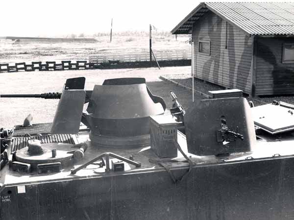 9. Phu Cat AB, Heavy Weapons: M113, with .50 cal and two M60s. USAF Photo via Don Bishop 1969-1970.. Phu Cat AB, Heavy Weapons: M113, with .50 cal and two M60s. Photo by Don Bishop. 1969-1970.