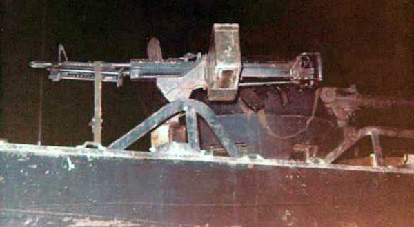 7. Phan Rang Air Base: An M60 with an aircraft trigger system.