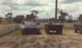 11. Ubon RTAFB. M113 and V100s parked. 