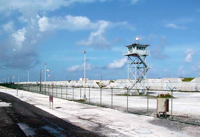 1. Johnston Island, Agent Orange storeage. Security Tower and Bunkers.