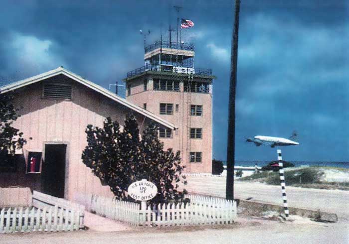 2. Johnston Island, Agent Orange storeage. Control Tower and U.S. Post Office. 