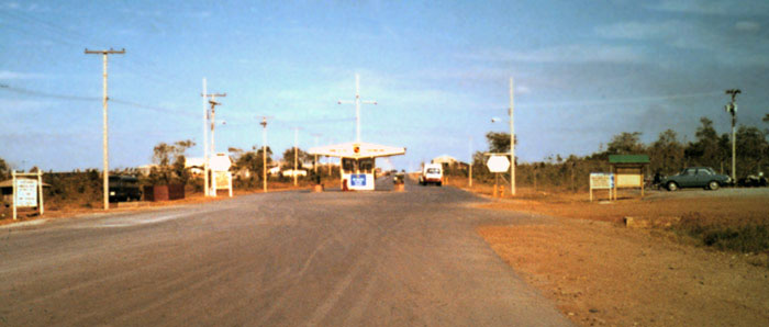 2. Korat RTAFB, approach to Main Gate. Photo by: John Homa. 1969.