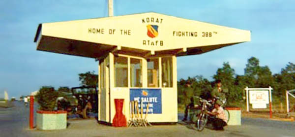 1. Korat RTAFB Main Gate.
