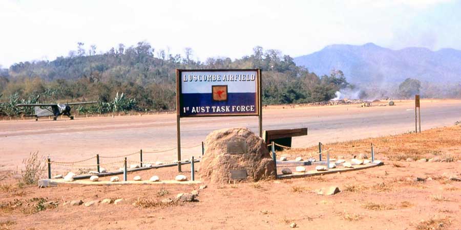 Nui Dat, Luscombe Air Field, 1st Austrailian Task Force. Birddog Aircraft. MSgt Summerfield, 1968: 04