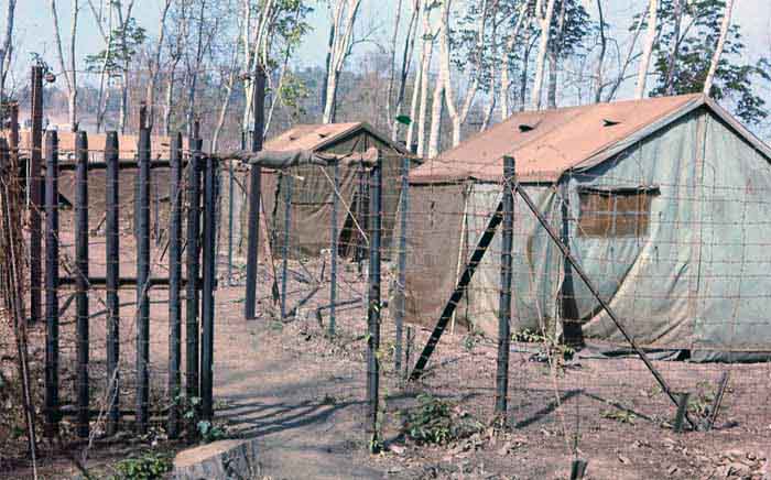 Nui Dat, Australian Viet Cong Prisoner holding area. Dicky Bird Motel. MSgt Summerfield: 12