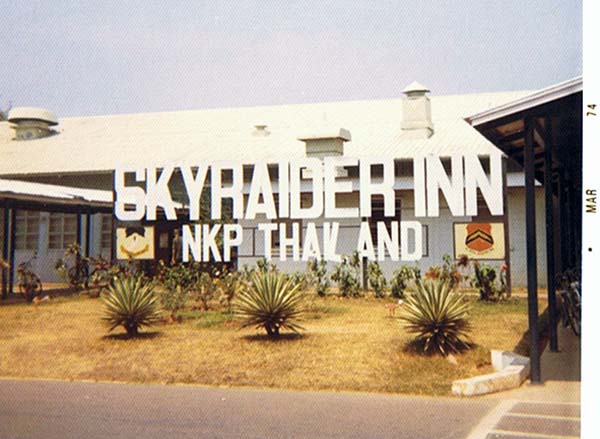 4. NKP RTAFB: Sky Raider Inn, NKP Thailand. Photo by John Schwendler. 1974-1975.