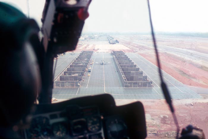 6. NKP: Aerial photo from of an HH-43 